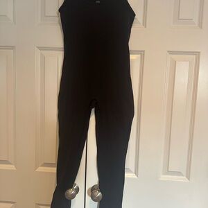 Aritzia Black Sleeveless Slim Jumpsuit
